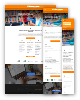 rediseño y maquetación del sitio web grubric.com