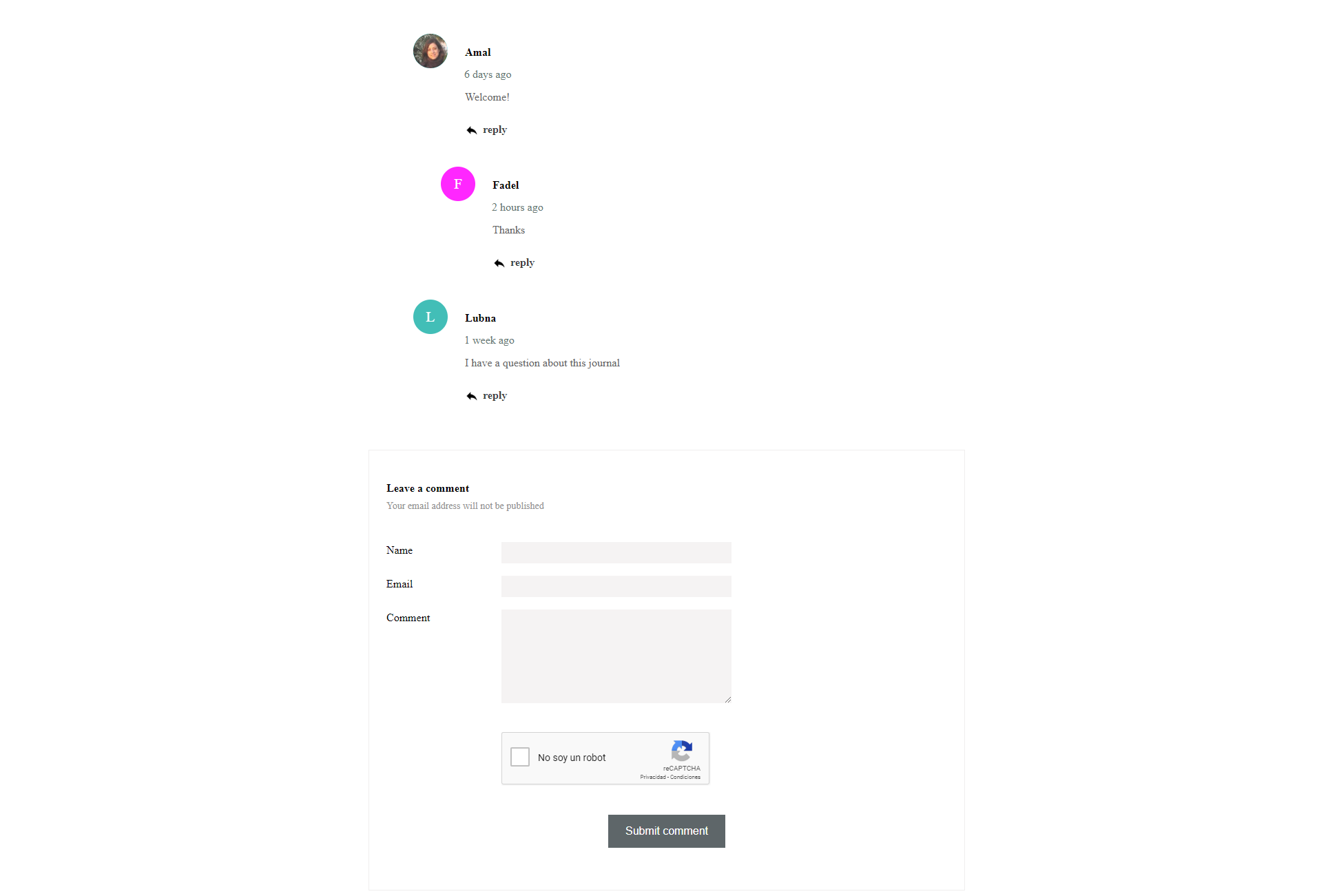Añadir comentarios de WordPress en un sitio externo